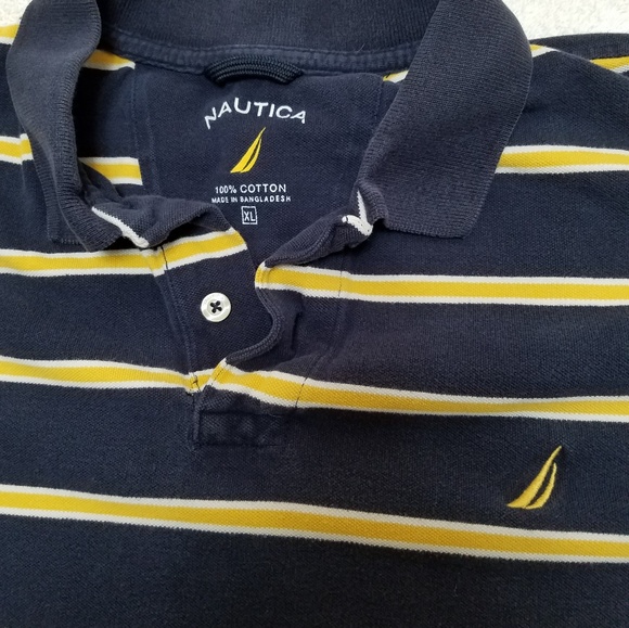 Nautica- striped shirt XL - Picture 2 of 3